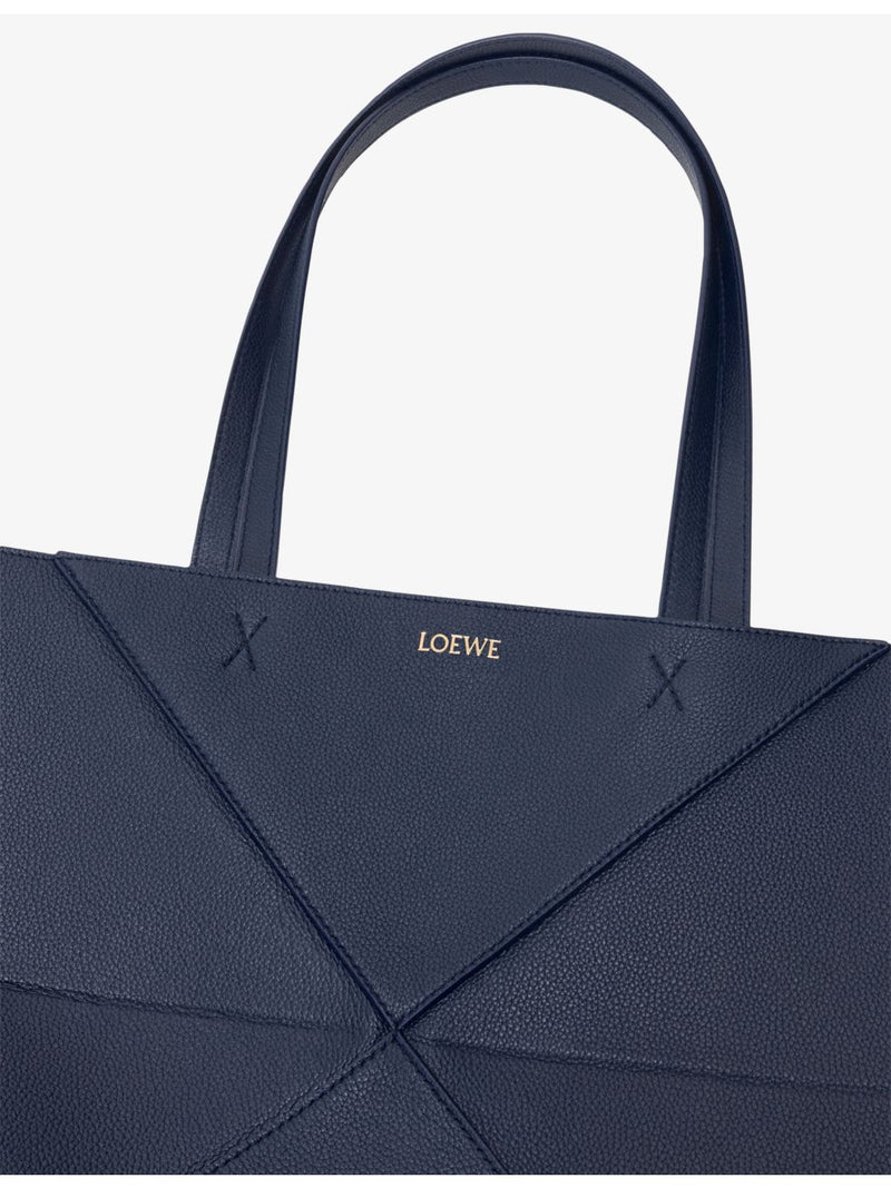 Loewe Puzzle Fold large leather tote bag (British brand)