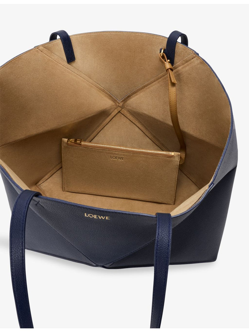 Loewe Puzzle Fold large leather tote bag (British brand)