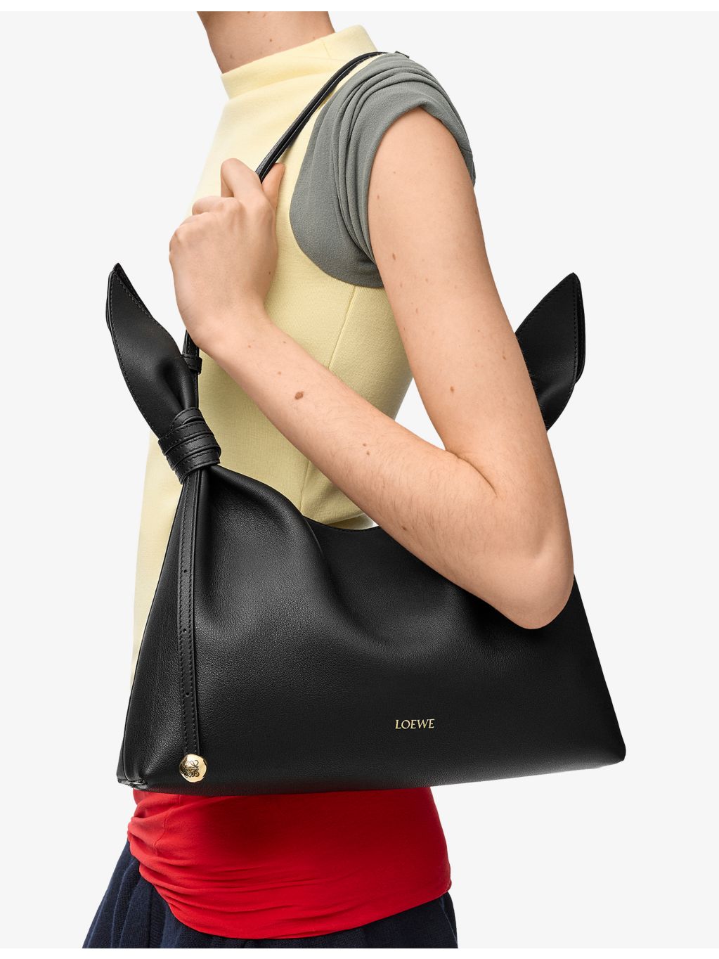 Loewe Scarf Medium leather clutch bag 34cm, UK version