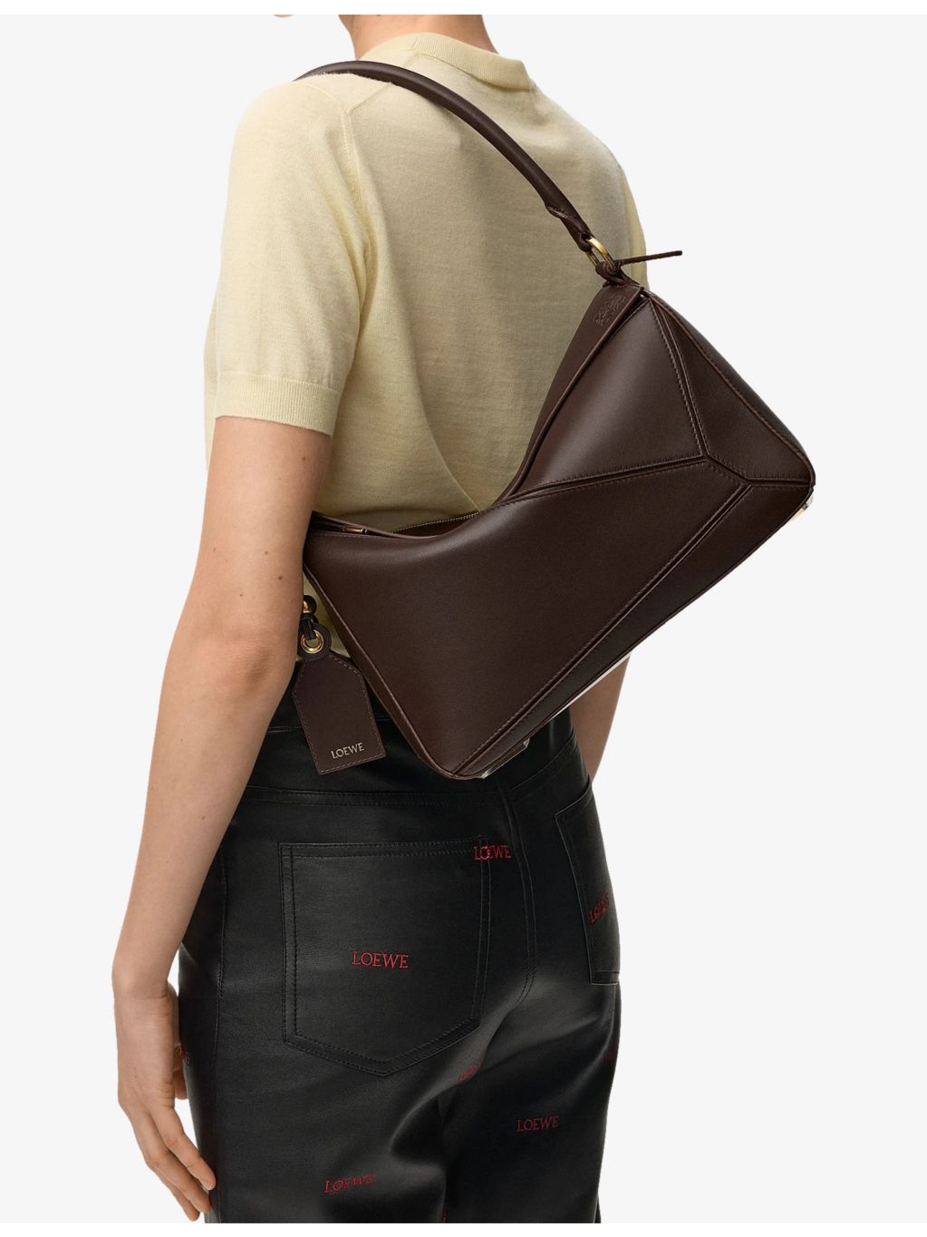 Loewe Puzzle medium leather shoulder bag, UK version