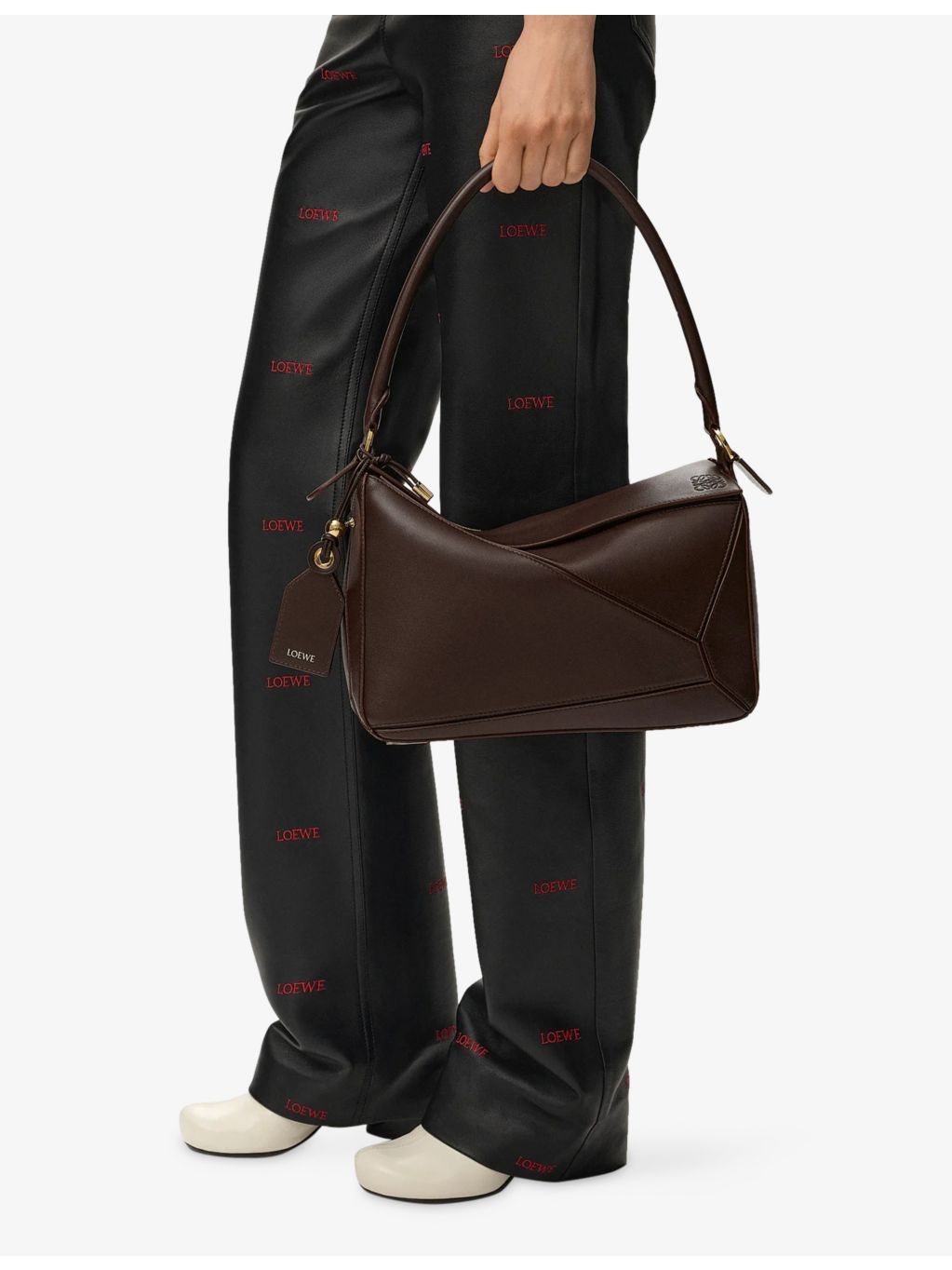 Loewe Puzzle medium leather shoulder bag, UK version