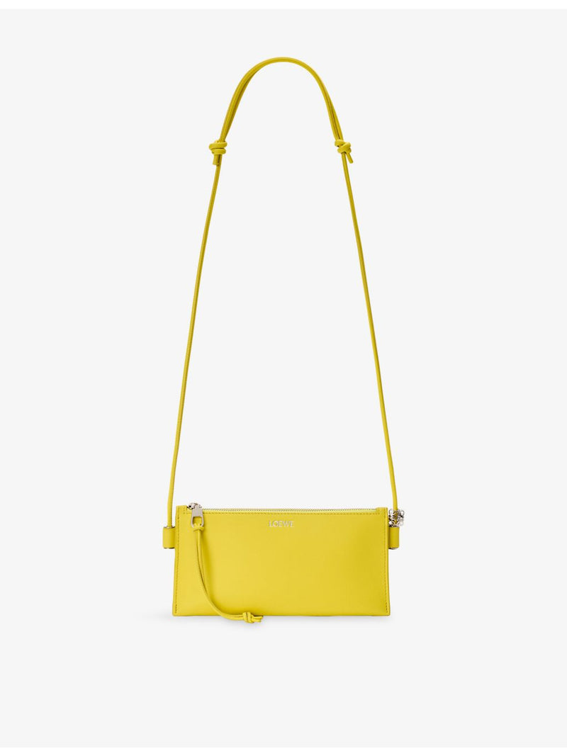 Loewe Joya nappa leather pouch with adjustable strap - British product