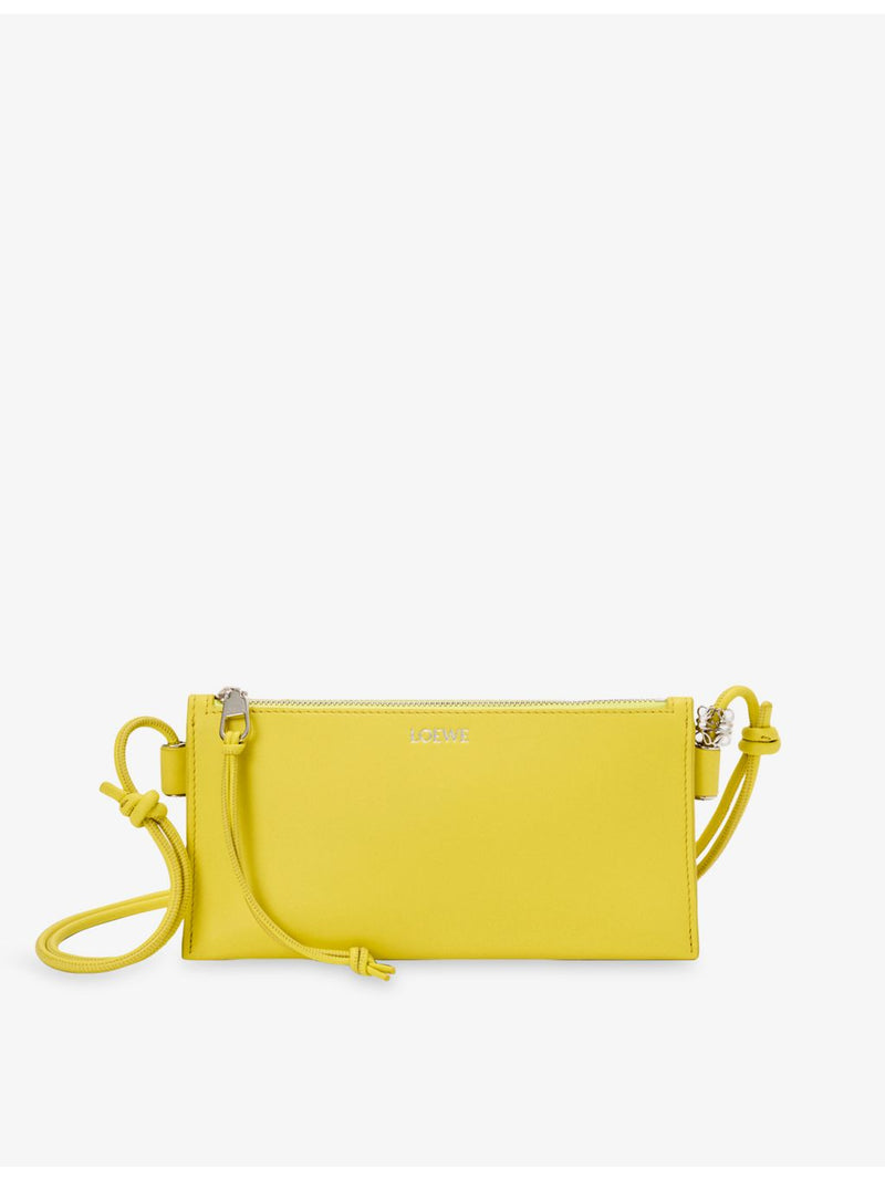 Loewe Joya nappa leather pouch with adjustable strap - British product