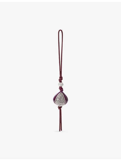 selfridges Loewe Fig Brass and Enamel Bag Charm- Buy online at McGrocer