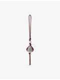 Loewe fig brass and enamel bag charm, imported from the UK