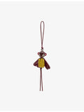 Loewe Blombée leather and acetate bag charm 26cm (British brand)