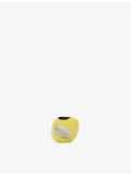 Loewe lemon brass charm with branded detail, UK version