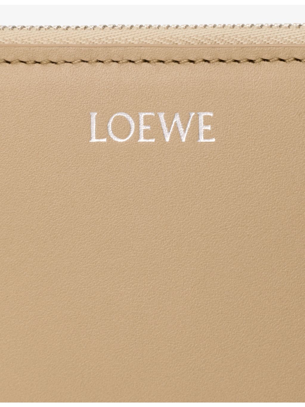 Loewe zipped leather coin purse with embossed logo (British brand)
