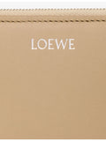 Loewe zipped leather coin purse with embossed logo (British brand)