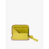 Loewe zipped leather coin purse with embossed logo (British brand)