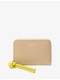 Loewe zipped leather coin purse with embossed logo (British brand)