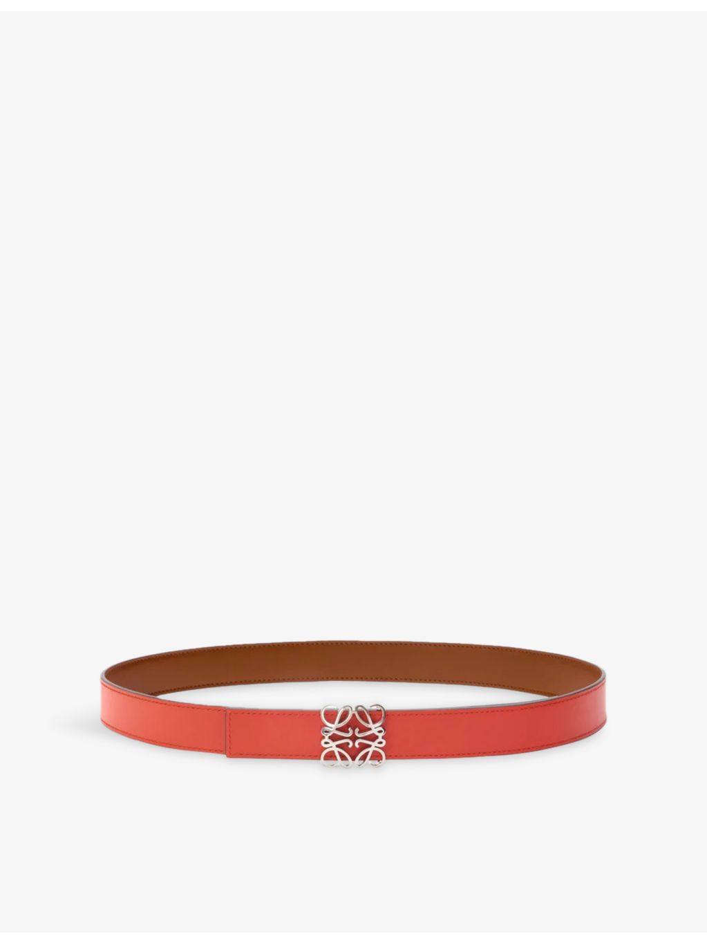 Loewe reversible leather belt Anagram 2.8cm (British brand)