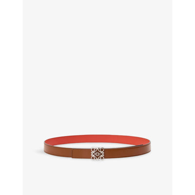 selfridges Loewe Anagram Reversible Leather Belt- Buy online at McGrocer