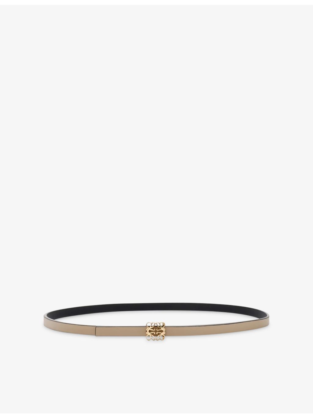 Loewe Anagram reversible leather belt with logo buckle (British brand)