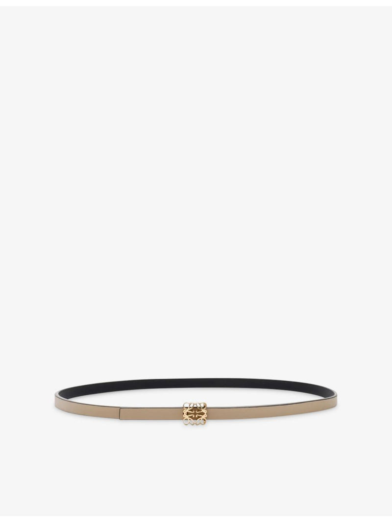 Loewe Anagram reversible leather belt with logo buckle (British brand)