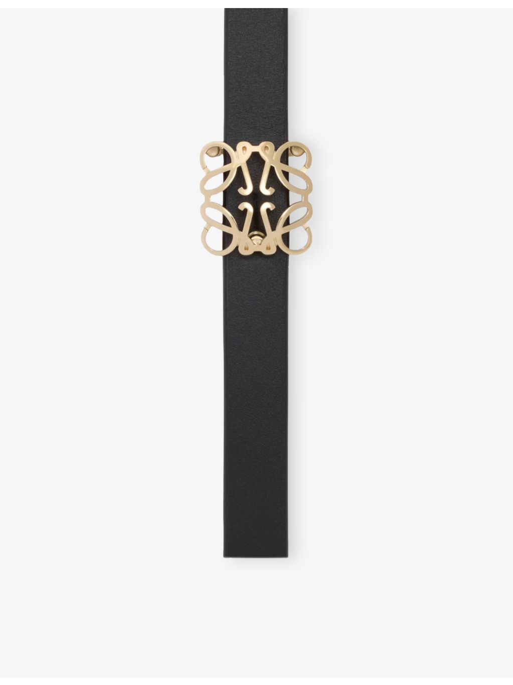 Loewe Anagram reversible leather belt with logo buckle (British brand)