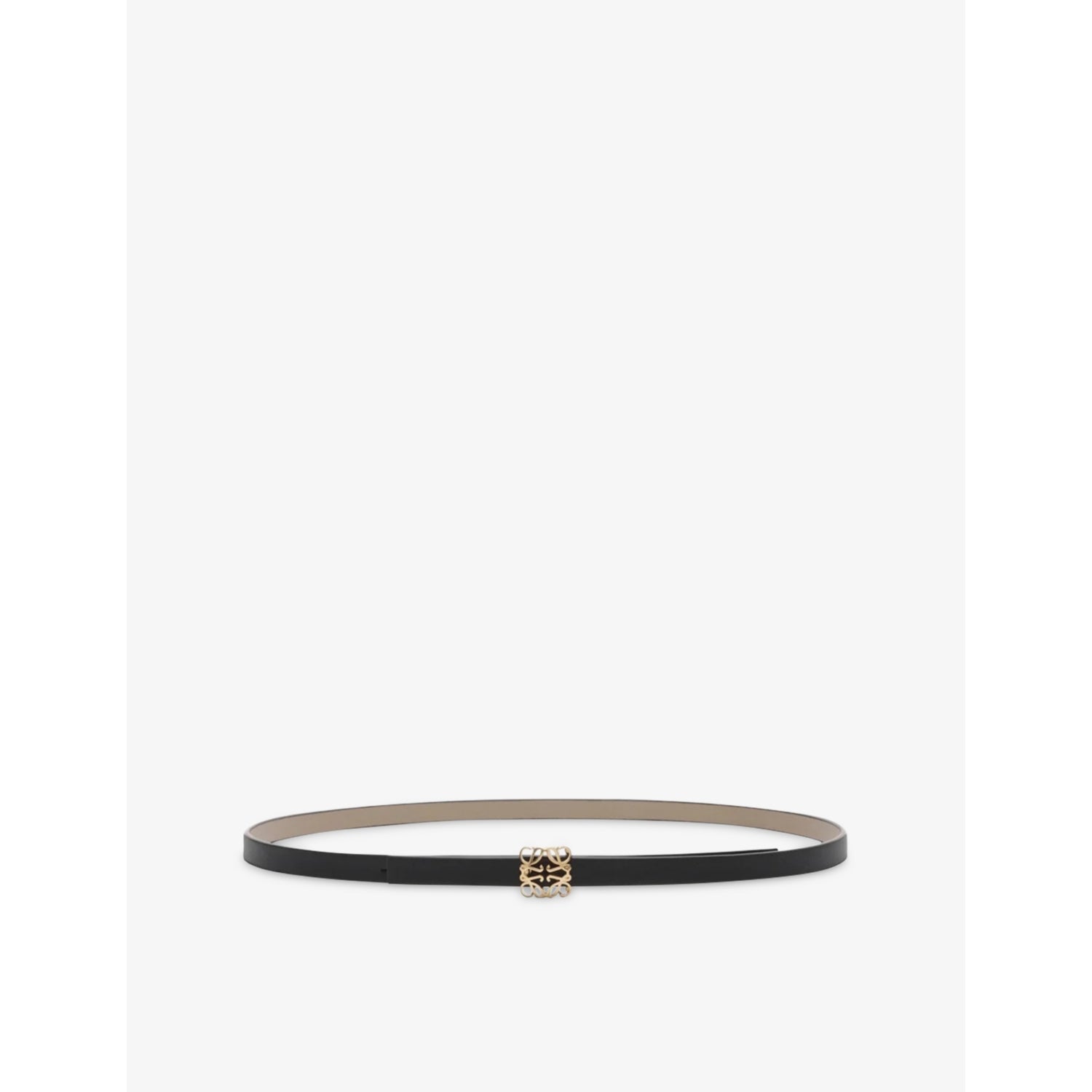 Loewe Anagram reversible leather belt with logo buckle (British brand)