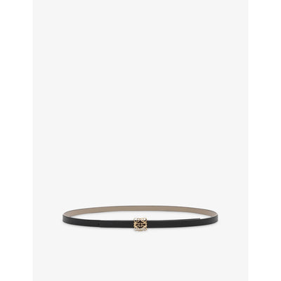 selfridges Loewe Anagram Reversible Leather Belt- Buy online at McGrocer