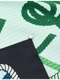 Loewe silk scarf double L pattern 90cm, imported from the UK
