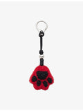 Loewe paw-shaped beaded leather bag charm, imported from the UK