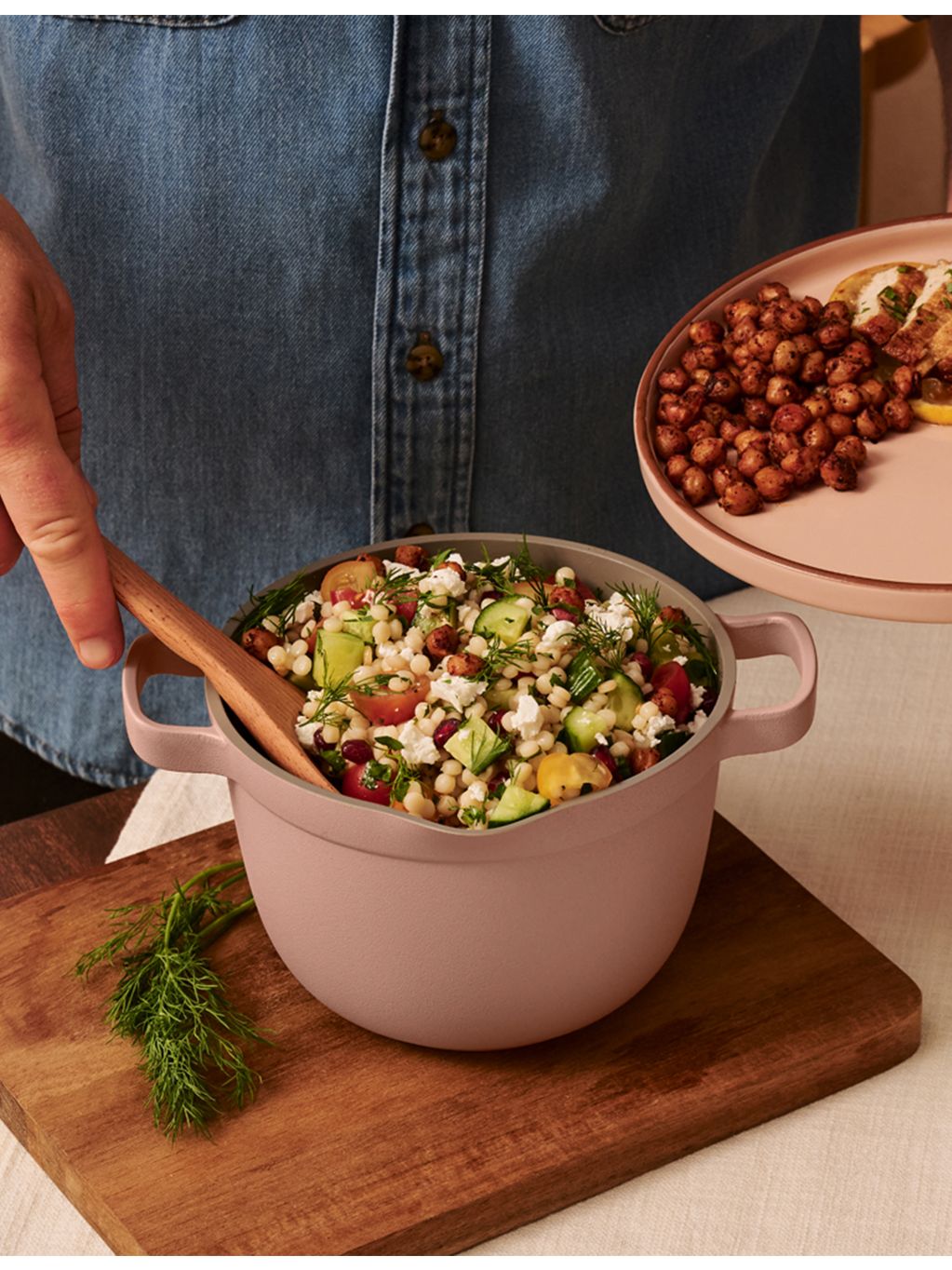 Our Place petite ceramic pot 21cm with lid (British brand)