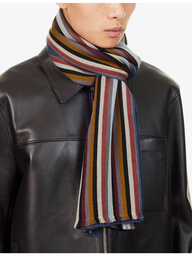 Paul Smith striped wool scarf 180cm UK version