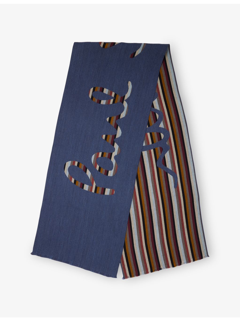 Paul Smith striped wool scarf 180cm UK version