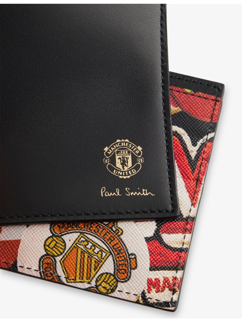 Paul Smith x Manchester United leather bi-fold wallet (British brand)