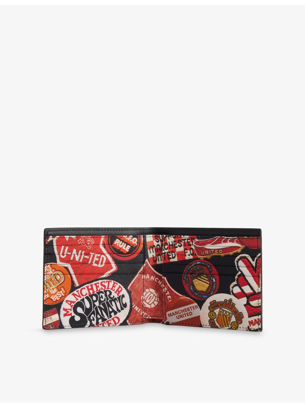 Paul Smith x Manchester United leather bi-fold wallet (British brand)
