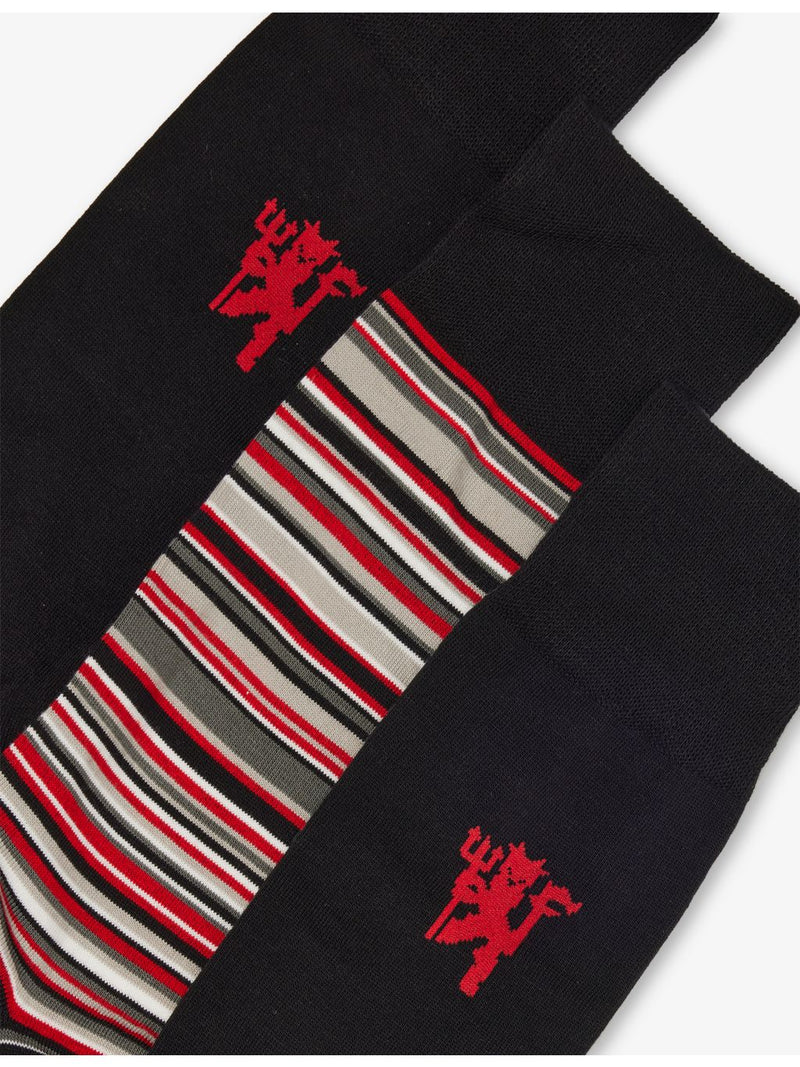 Paul Smith cotton-blend socks striped 3-pack, imported from the UK
