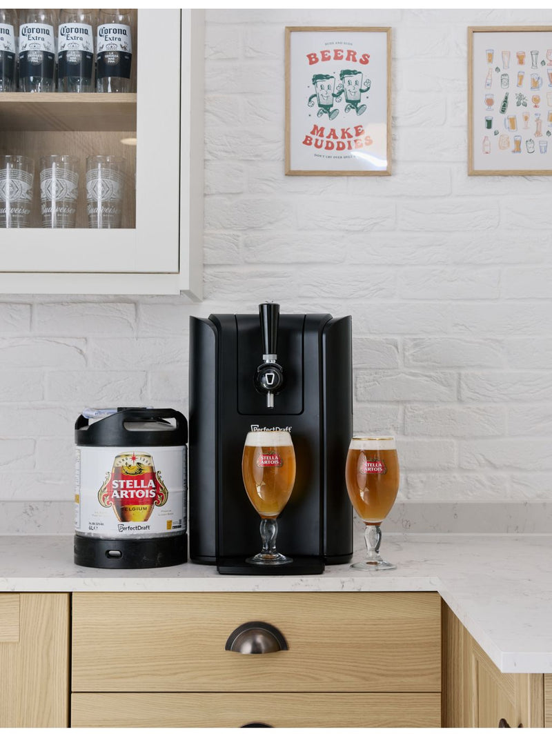 Smartech PerfectDraft Pro Black beer dispenser, imported from the UK