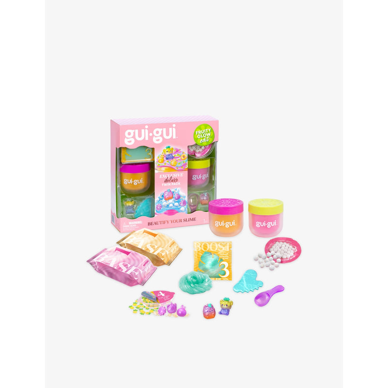 Gui Gui fruity glow twin slime pack with accessories (British brand)