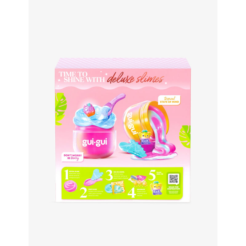 Gui Gui fruity glow twin slime pack with accessories (British brand)