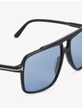 Tom Ford FT1177 Kemp square-frame acetate sunglasses, imported from the UK