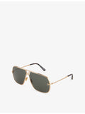 Tom Ford metal aviator sunglasses FT1204, UK version