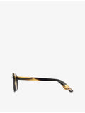 Tom Ford FT1297 horn sunglasses with metal frame, UK version