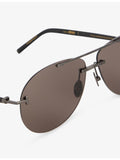 Tom Ford Navigator pilot-frame metal sunglasses, imported from the UK