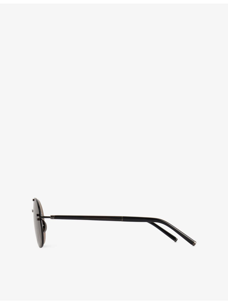 Tom Ford Navigator pilot-frame metal sunglasses, imported from the UK