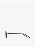 Tom Ford Navigator pilot-frame metal sunglasses, imported from the UK