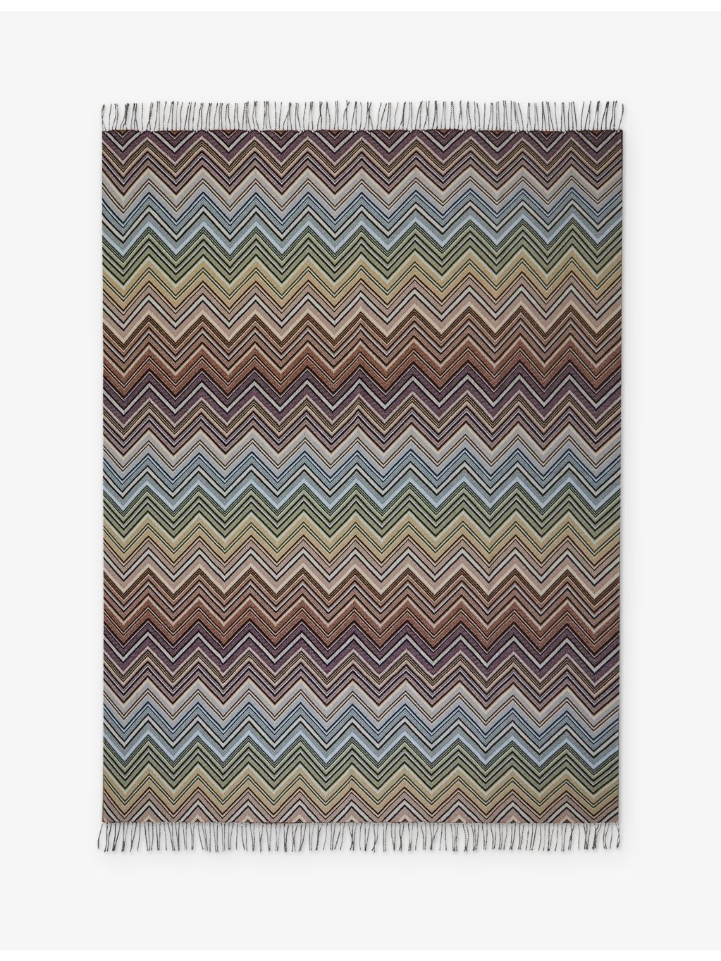 Missoni Home Perseo chevron wool throw 130cm by 190cm (British brand)
