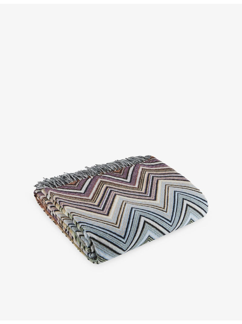Missoni Home Perseo chevron wool throw 130cm by 190cm (British brand)