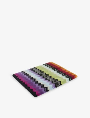 Missoni Home cotton-terry bath towel chevron pattern 150x100cm - British product
