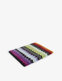 Missoni Home cotton-terry bath towel chevron pattern 150x100cm - British product