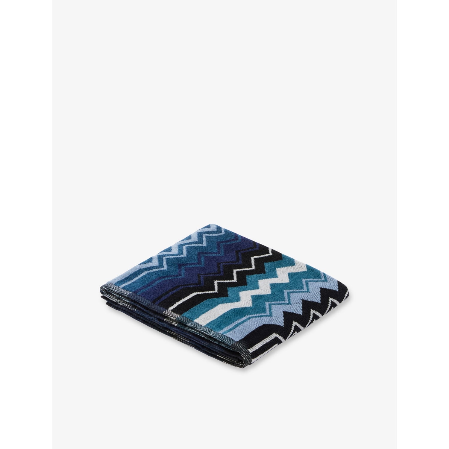 Giacomo Cotton-Terry Hand Towel 70cm x 40cm - BLUE MULTICOLOUR
