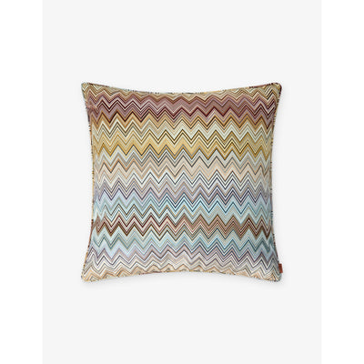 selfridges Missoni Home Jarris Zigzag Cotton Cushion 60cm x 60cm- Buy online at McGrocer