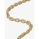 GLD Valentina Iced 18ct gold plated chain (British brand)
