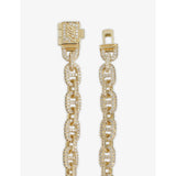 GLD Valentina Iced 18ct gold plated chain (British brand)
