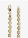 GLD iced ball necklace 4mm gold-plated cubic zirconia - British product