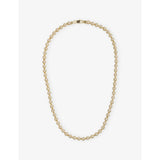 GLD iced ball necklace 4mm gold-plated cubic zirconia - British product