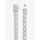 GLD 14ct white gold tennis chain 8.5mm 51.5cm (British brand)